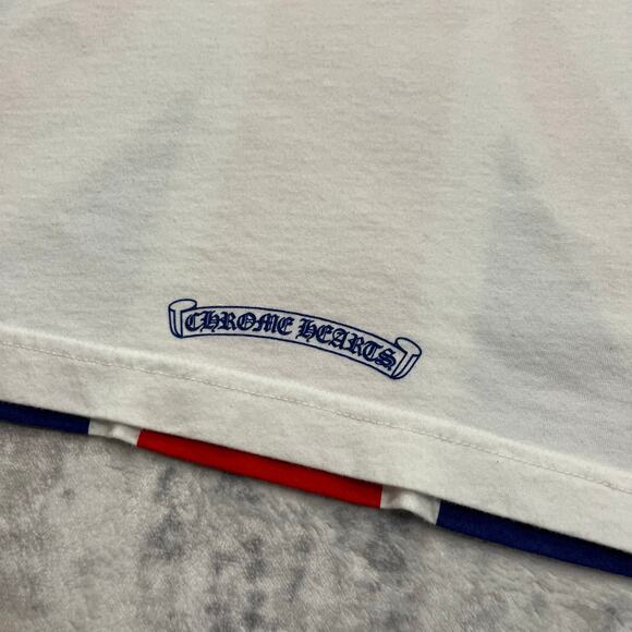 Authentic Chrome Hearts Union Jack UK Flag Logo Tee S - Picture 6 of 9